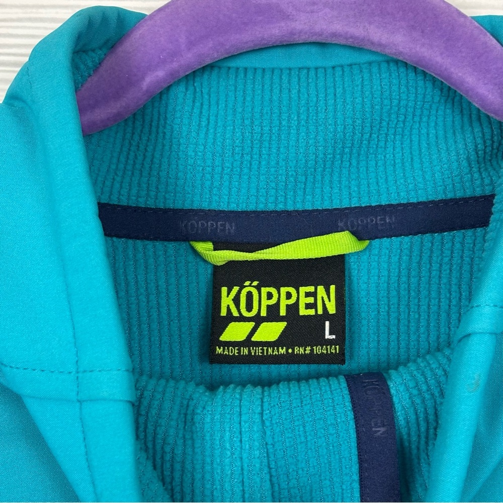 KOPPEN Tundra Biome Soft Shell Blue Jacket Size Large - Picture 7 of 14